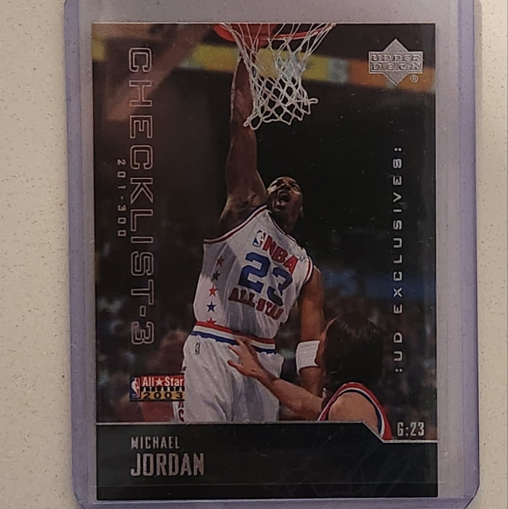MICHAEL JORDAN BASKETBALL CARD